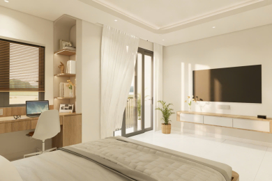 Kinh nghiệm thi công nội thất phòng ngủ hiện đại đẹp tiết kiệm chi phí