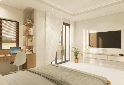 Kinh nghiệm thi công nội thất phòng ngủ hiện đại đẹp tiết kiệm chi phí